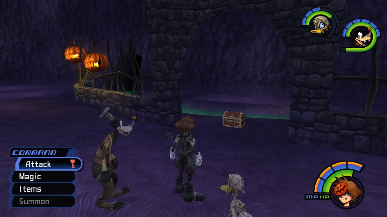 Halloween Town Oogie's Manor Grounds Red Trinity Chest